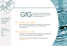 Tablet Screenshot of gfgbayern.de